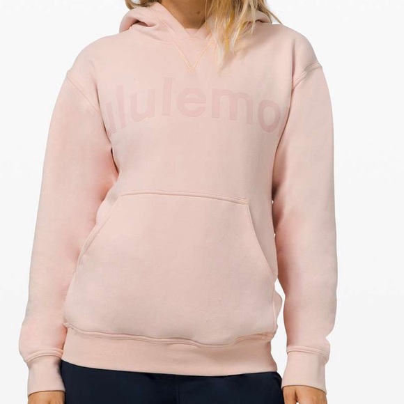Lululemon All Yours Hoodie *Graphic
 - Feather Pink SIZE 6 - Picture 1 of 3